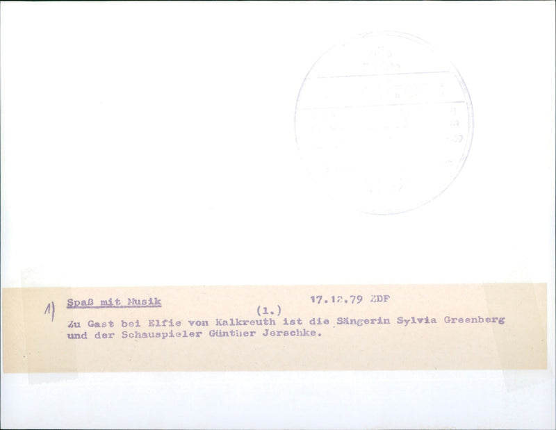 Having fun with music - Vintage Photograph