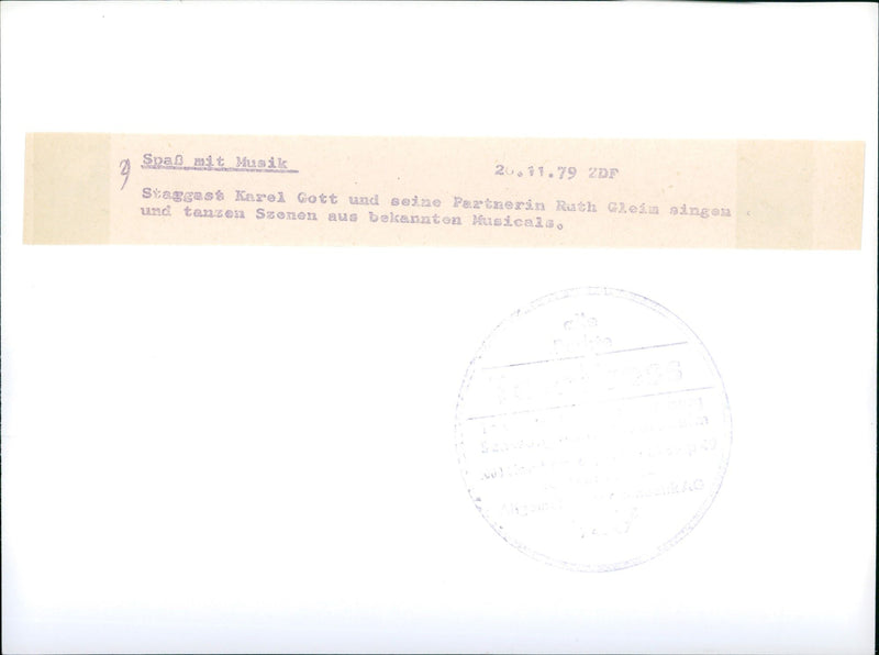 Having fun with music - Vintage Photograph