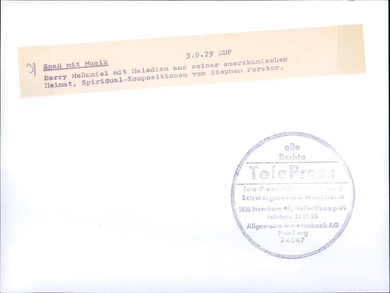 Having fun with music - Vintage Photograph