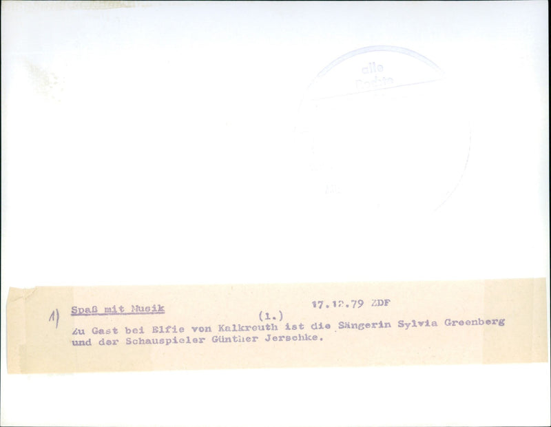 Having fun with music - Vintage Photograph