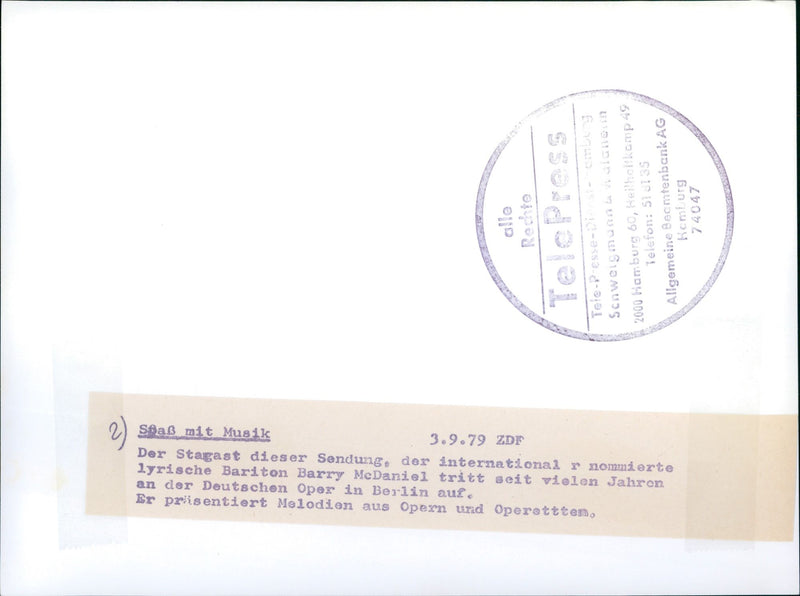 Having fun with music - Vintage Photograph