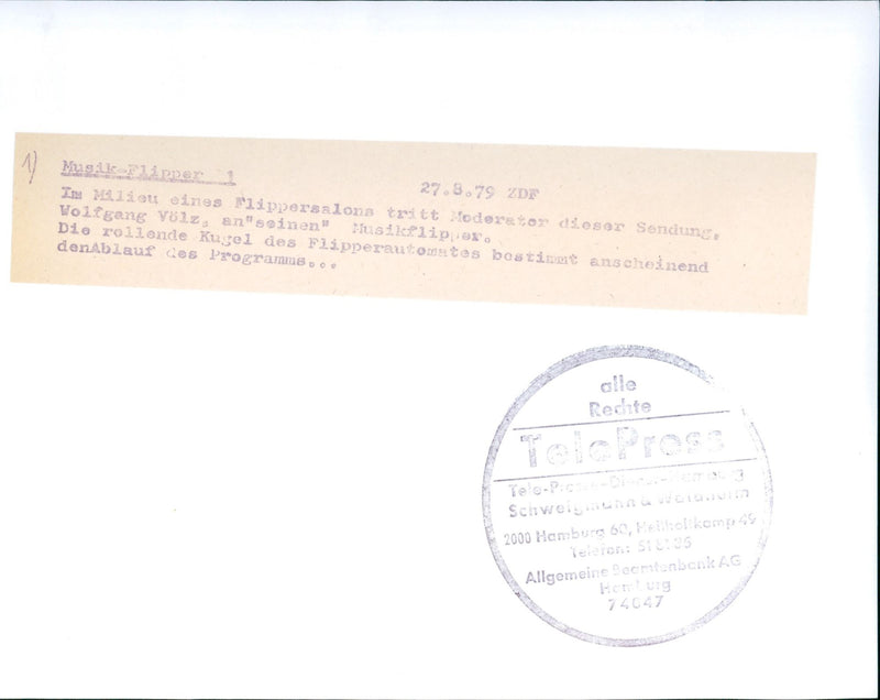 Music pinball machine - Vintage Photograph