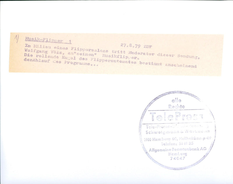 Music pinball machine - Vintage Photograph