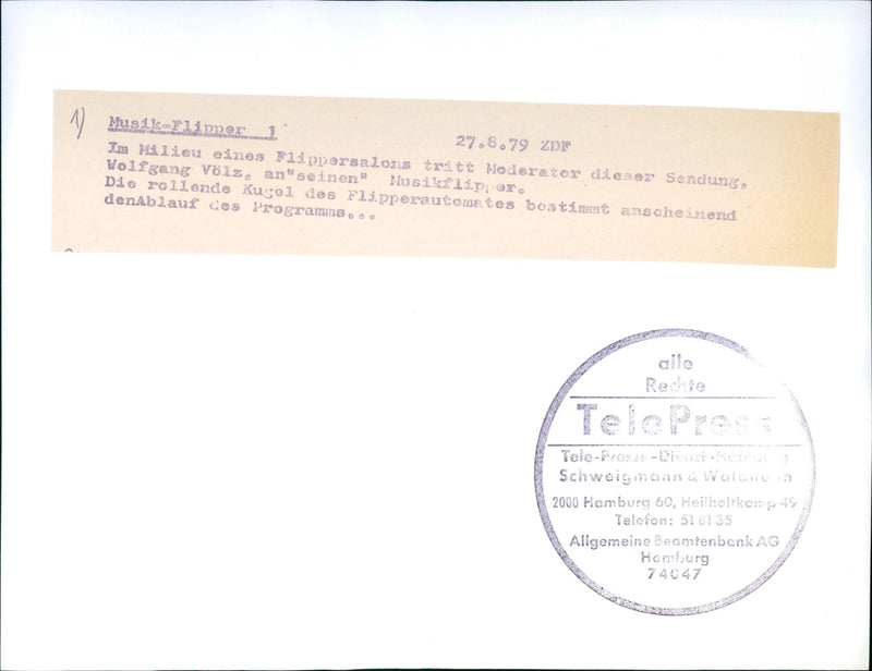 Music pinball machine - Vintage Photograph