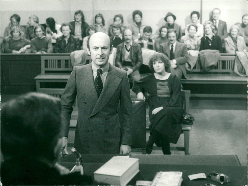 The television court tag: Commercial theft - Vintage Photograph