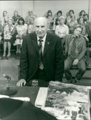 The TV court is in session - cruelty to animals - Vintage Photograph