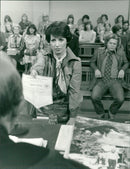 The TV court is in session - cruelty to animals - Vintage Photograph