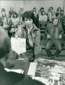 The TV court is in session - cruelty to animals - Vintage Photograph