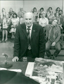 The TV court is in session - cruelty to animals - Vintage Photograph