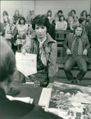 The TV court is in session - cruelty to animals - Vintage Photograph