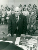 The TV court is in session - cruelty to animals - Vintage Photograph
