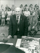 The TV court is in session - cruelty to animals - Vintage Photograph