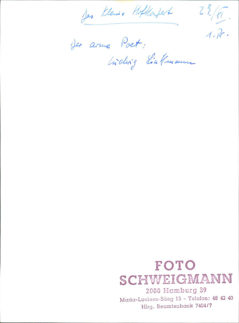 The little court concert - Vintage Photograph