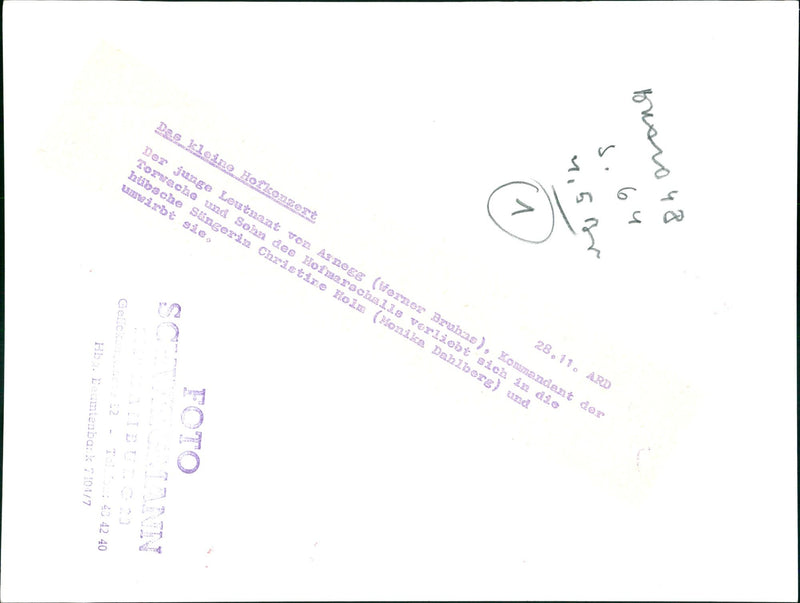 The little court concert - Vintage Photograph