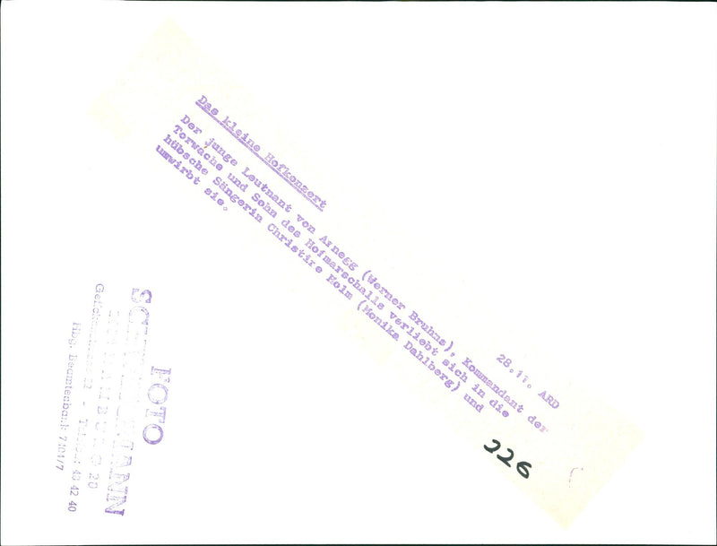 The little court concert - Vintage Photograph