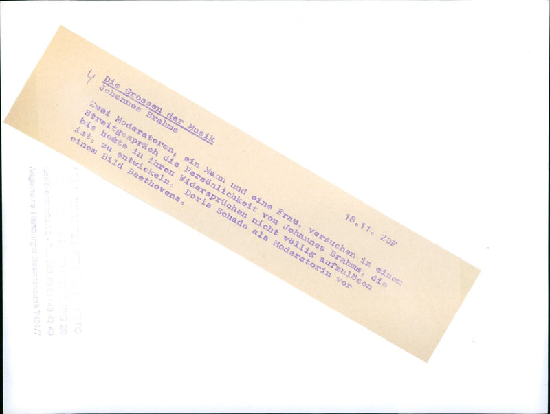 The greats of music: Beethoven - Vintage Photograph