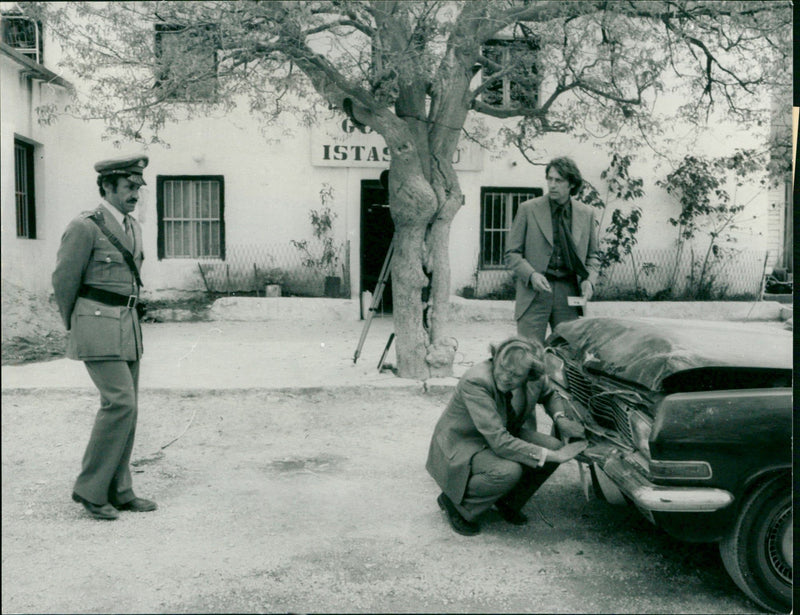 On the cross - Vintage Photograph