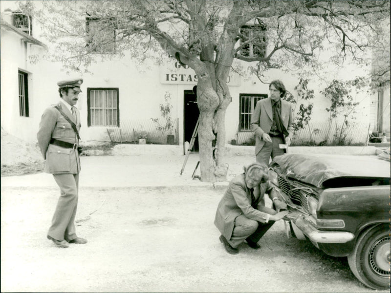 On the cross - Vintage Photograph