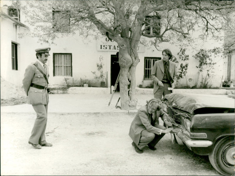 On the cross - Vintage Photograph