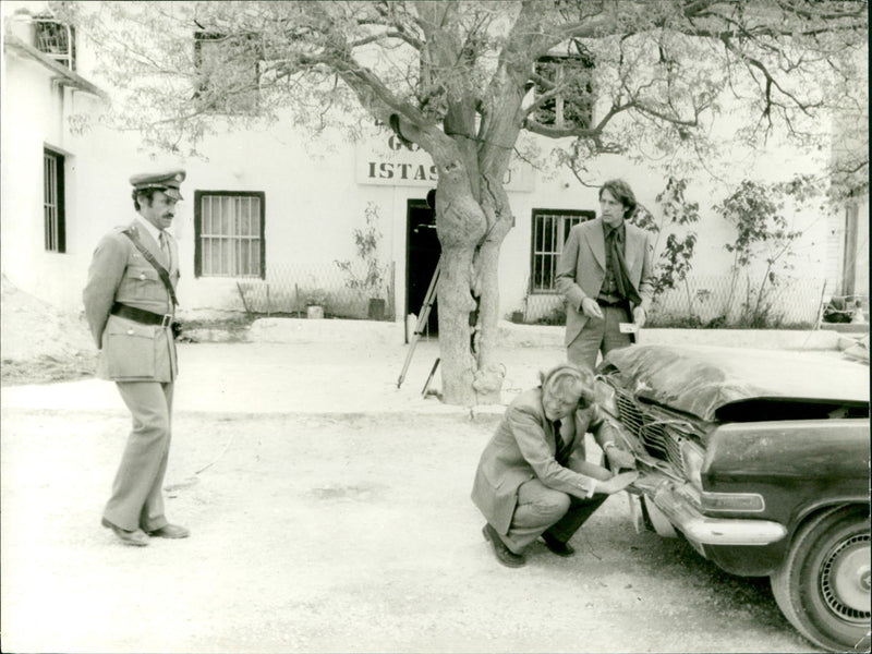 On the cross - Vintage Photograph