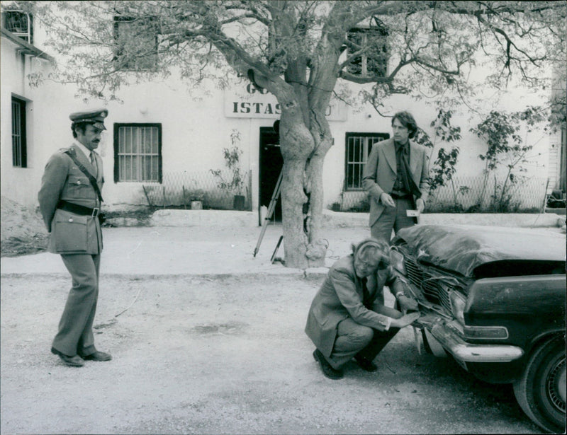 On the cross - Vintage Photograph