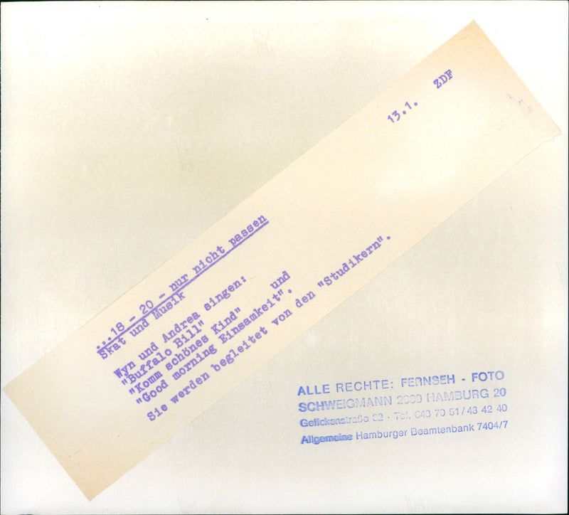 Just don't fit - skat and music - Vintage Photograph