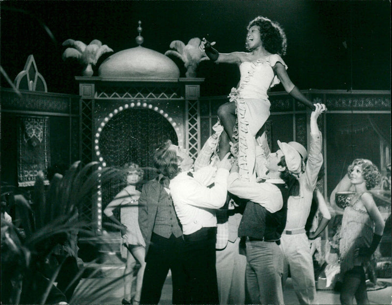 Having fun with music - Vintage Photograph