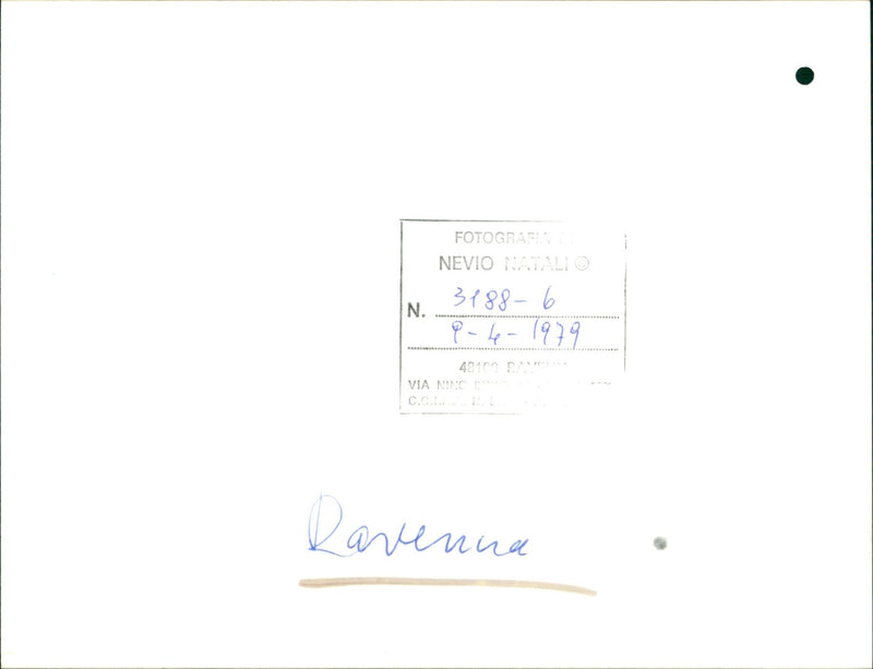 1979 RAWALPINDI RAVENNA ROCKA BRANCALEONE OPERAE CONCERTI BALLETTI - Vintage Photograph