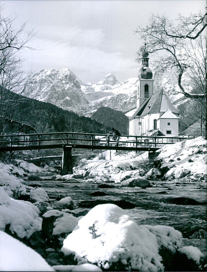 RAMSAU BERCHTESGADEN CAN FIND THESE DAYS STILL TRUE PICTURE BOOK - Vintage Photograph