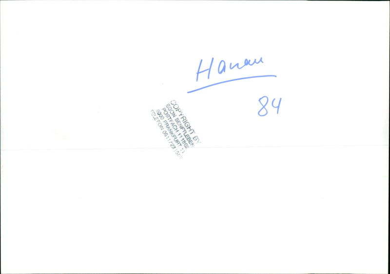 HANAU AUSTAN KOS RELEASED CINEMAS AND FILM - Vintage Photograph