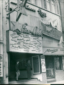 AMBURG PAULI ANSA THEATER MACADAM OPEN CHARLES BEATLES FILM - Vintage Photograph