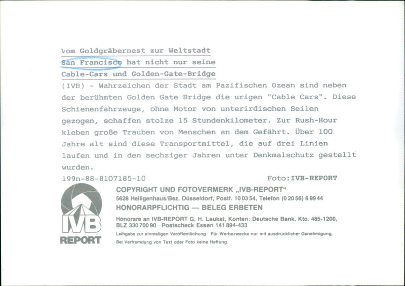 San Francisco - Vintage Photograph