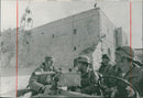 MILITAR PROTECTION ONCE AGAIN BIRTH HURCH BETHLEHEM THIS - Vintage Photograph