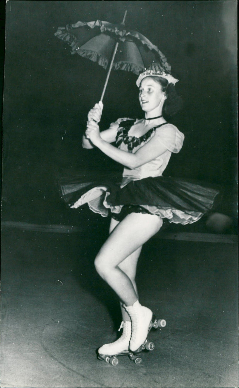 Roller skater - Vintage Photograph