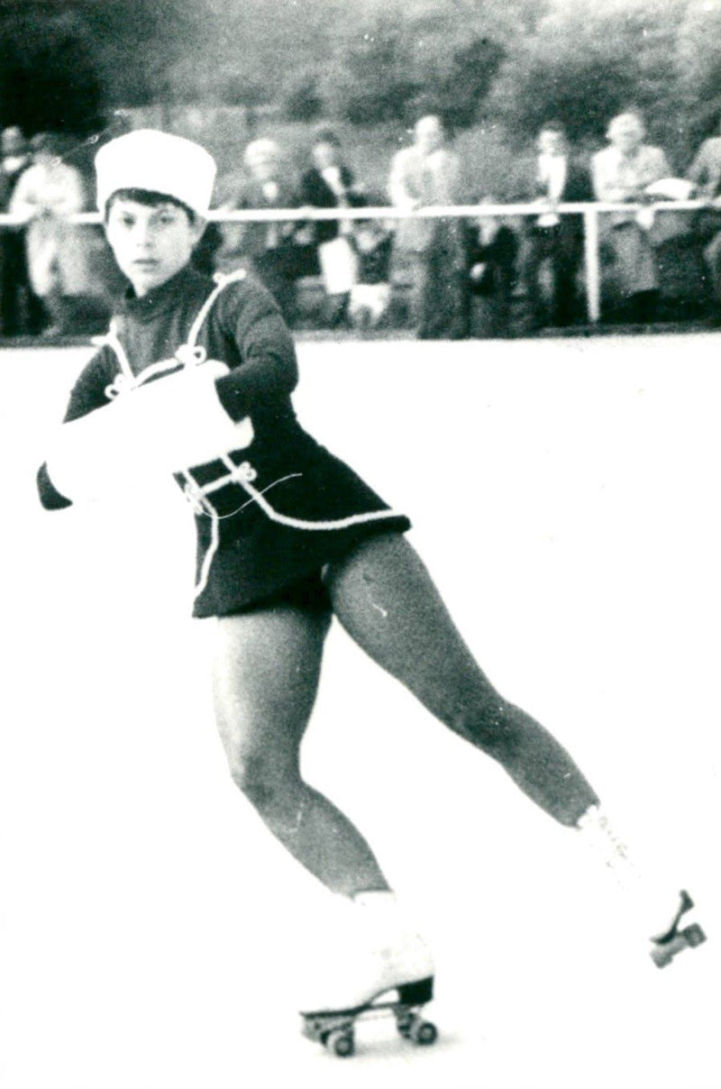 Roller skater - Vintage Photograph