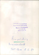 1981 POLDING THOMAS STANKIEWITZ MUNCHEN WIDENMAYERSTR RUPOLDING MINIATURSTACHT - Vintage Photograph