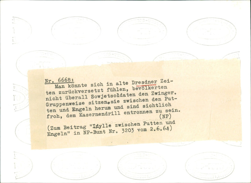 Zwinger - gardens - Vintage Photograph