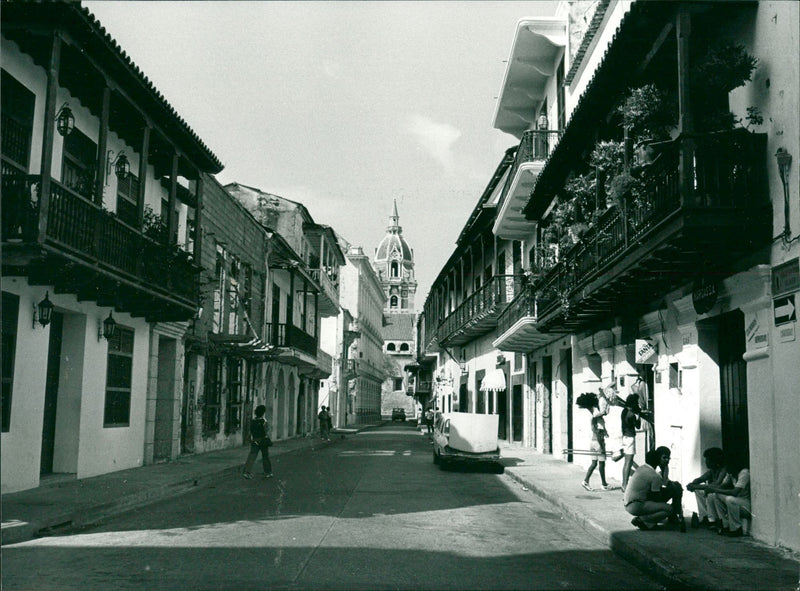 1985 CARTAGENA COLOMBIA CAPITAL BOGOTA HAS ABOUT - Vintage Photograph