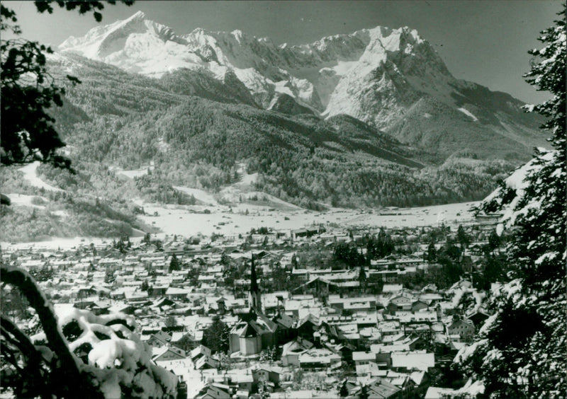 PARTENIA PHILOSOPHENWEG VIA GARMISCH PARTENKIRCHEN GRE - Vintage Photograph