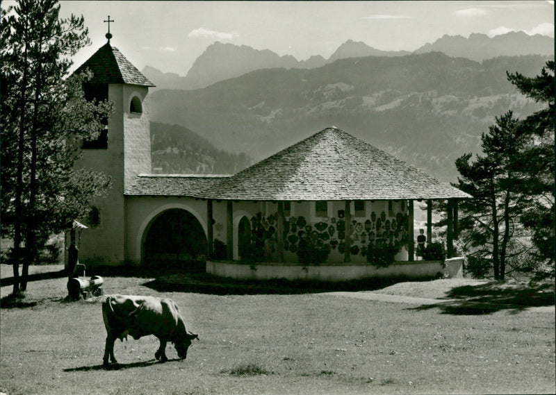 PARTENIA AUTUMN MOOD KRAMER PLATEAU GARMISCH PARTENKIRCHE - Vintage Photograph