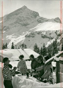 STILL AND QUIET LIE MOUNTAIN LAKES WERDEL LAND NOW PEA - Vintage Photograph