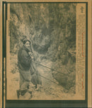 1902 RIESSERSEE ALPSPITZE AND WAXENSTEINS BACKGROU - Vintage Photograph