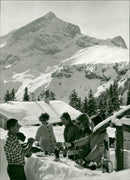 RIESSERSEE ALPSPITZE LANDMARK GAR MISCH PARTENKIRCHEN AND - Vintage Photograph