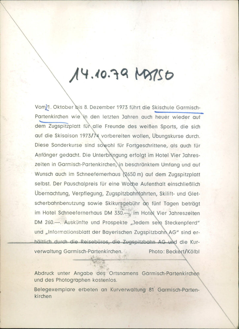 Garmisch-Partenkirchen - Vintage Photograph