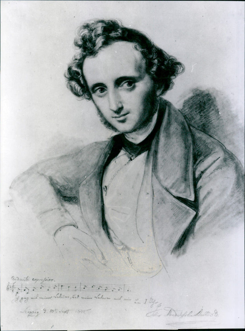 Felix Mendelssohn Bartholdy - Vintage Photograph