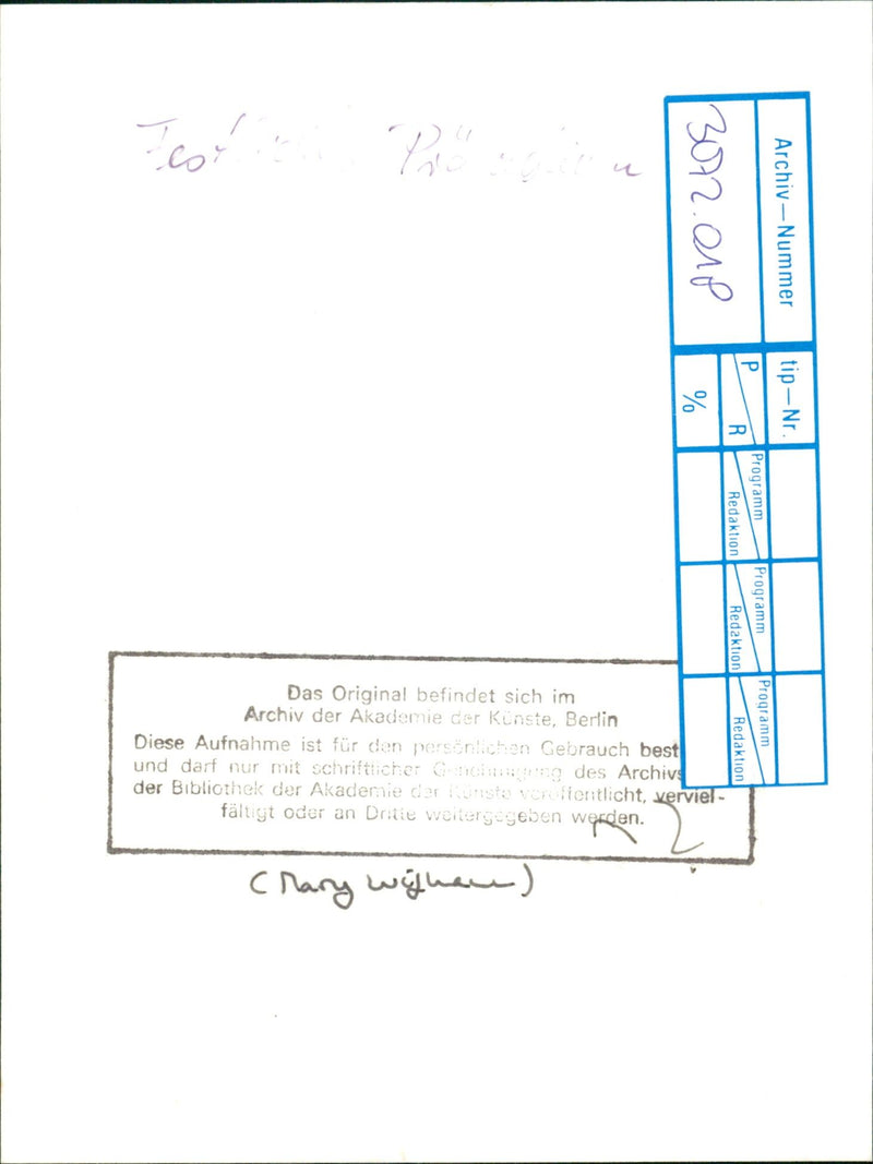 Mary Wigman - Vintage Photograph