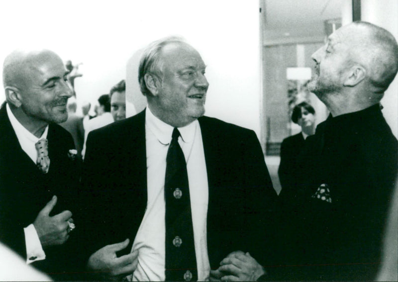 Markus Lüpertz, Hans Grothe, Georg Baselitz - Vintage Photograph