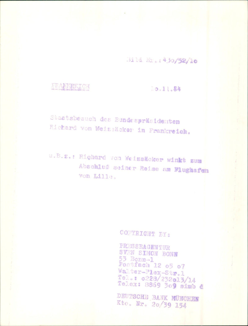Richard von Weizsäcker - Vintage Photograph