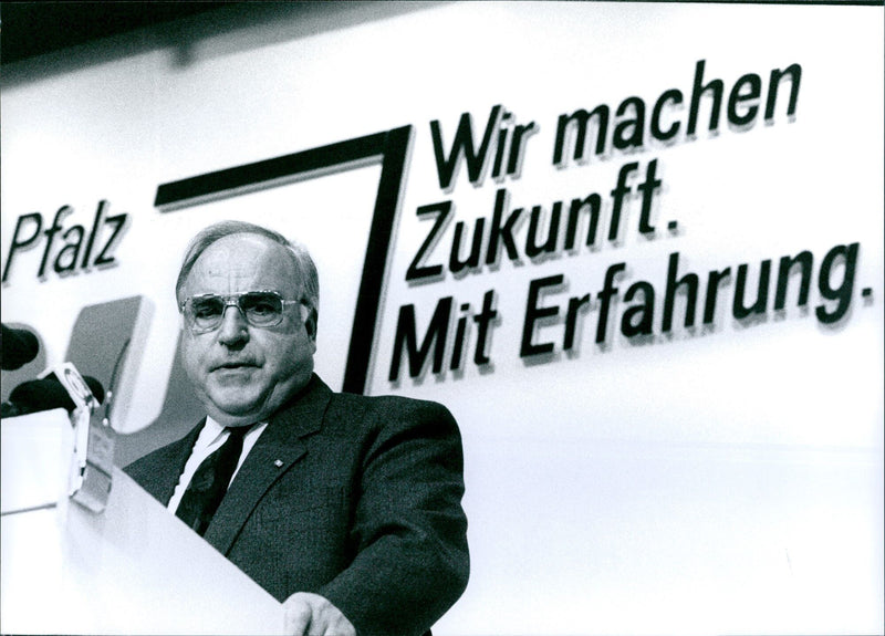 Helmut Kohl - Vintage Photograph