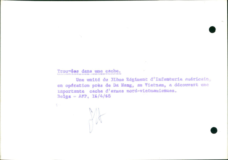 Found in a cache - Vintage Photograph